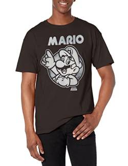Nintendo Herren So Mario T-Shirt, Schwarz, Mittel von Nintendo