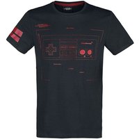 Nintendo Print-Shirt Nintendo - Retro Controller Männer + Jugendliche T-Shirt schwarz NES Entertainment System Größen S M L XL XXL von Nintendo
