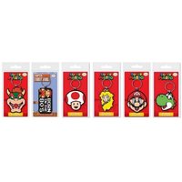 Nintendo Schlüsselanhänger Schlüsselanhänger Kinder Mini Super Mario Set 6 Stück keychain 6 cm, Schlüsselanhänger Haustierschlüsselanhänger Geschenk Hund Frau Herren von Nintendo