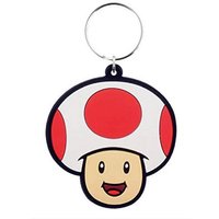 Nintendo Schlüsselanhänger Schlüsselanhänger Kinder Mini Super Mario Toad Anhänger keychain 6 cm, Schlüsselanhänger Haustierschlüsselanhänger Geschenk Hund Frau Herren von Nintendo