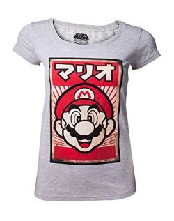 Nintendo Super Mario - Japan - Girlshirt | Original Merchandise, Größe:M von Nintendo