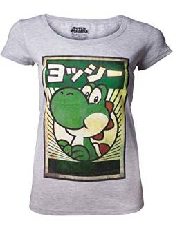 Nintendo T-Shirt Japanese Yoshi Women's Grey-S von Nintendo