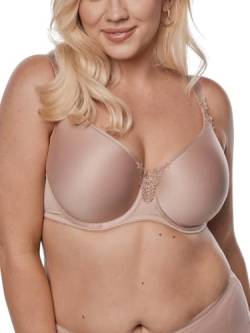 Nipplex Anita Minimizer-BH für volle Brüste, geformte Full Cups mit weicher Schaumstoffpolsterung, regulierbare, breite Träger, hoher Steg, breite Seitenflügel von Nipplex