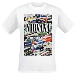 Nirvana Cassettes T-Shirt weiß XXL von Nirvana