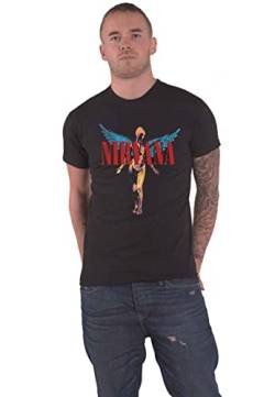 Nirvana Herren T-Shirt Angelic schwarz von Nirvana