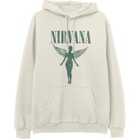 Nirvana Kapuzenpullover - Angel - S bis XXL - für Männer - Größe S - beige  - Lizenziertes Merchandise! von Nirvana