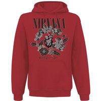 Nirvana Kapuzenpullover - Heart Shaped Box - S bis XXL - für Männer - Größe M - rot  - Lizenziertes Merchandise! von Nirvana