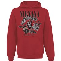 Nirvana Kapuzenpullover - Heart Shaped Box - S bis XXL - für Männer - Größe S - rot  - Lizenziertes Merchandise! von Nirvana