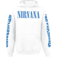 Nirvana Kapuzenpullover - Nevermind - S bis M - für Männer - Größe M - weiß  - Lizenziertes Merchandise! von Nirvana