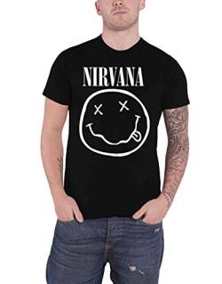 Nirvana NIRVTS03MB01 T-Shirt, Black, Small von Nirvana
