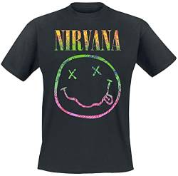 Nirvana Sorbet Ray Männer T-Shirt schwarz M 100% Baumwolle Band-Merch, Bands von Nirvana