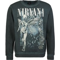 Nirvana Sweatshirt - In Utero - M bis XXL - für Männer - Größe M - dunkelgrün  - EMP exklusives Merchandise! von Nirvana