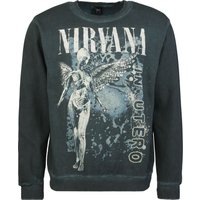 Nirvana Sweatshirt - In Utero - M bis XXL - für Männer - Größe XL - dunkelgrün  - EMP exklusives Merchandise! von Nirvana