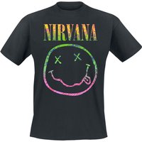 Nirvana T-Shirt - Sorbet Ray - S bis XXL - für Männer - Größe L - schwarz  - Lizenziertes Merchandise! von Nirvana