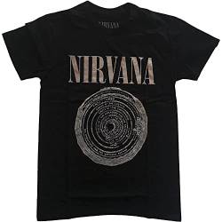 Nirvana T Shirt Vestibule Band Logo Nue offiziell Unisex Schwarz L von Nirvana