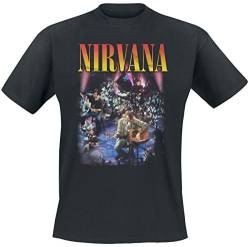 Nirvana Unplugged Photo T-Shirt schwarz L von Nirvana