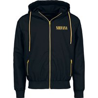 Nirvana Windbreaker - Logo - S bis 5XL - für Männer - Größe 3XL - schwarz  - EMP exklusives Merchandise! von Nirvana