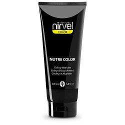 Nirvel NUTRE COLOR Black 200 ml professionelle Maske - vorübergehende Färbung - Ernährung und Helligkeit von Nirvel