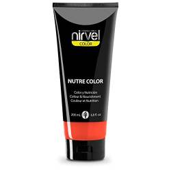 Nirvel NUTRE COLOR FLUOR Korallen 200 mL professionelle Maske - temporäre Färbung - Ernährung und Helligkeit von Nirvel