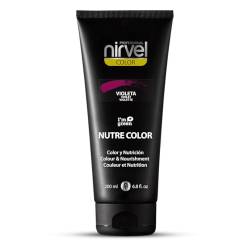 Nirvel NUTRE COLOR Klein blau 200 mL professionelle Maske - temporäre Färbung - Ernährung und Helligkeit von Nirvel