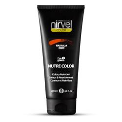 Nirvel NUTRE COLOR Schwarz 200 mL professionelle Maske - temporäre Färbung - Ernährung und Helligkeit von Nirvel