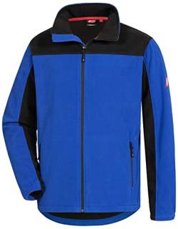 MOTION TEX PLUS Fleecejacke - windfeste Jacke für Freizeit & Arbeit in Blau Größe 3XL von Nitras