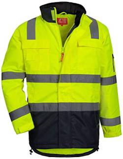 Nitras Herren Nitras MOTION TEX VIZ Warnschutzparker neongelb XL, Neongelb, XL EU von Nitras