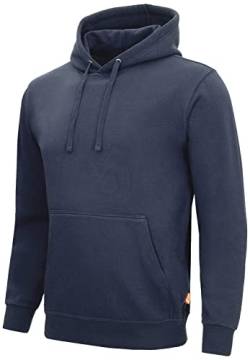 Nitras MOTION TEX LIGHT 7025 Arbeits-Kapuzen-Pullover - Pulli mit Kapuze - Hoodie für die Arbeit - Marineblau - XL von Nitras