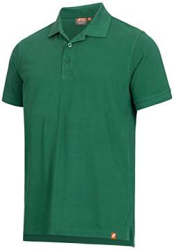 Nitras Motion TEX Light Arbeits-T-Shirt - Kurzarm-Polo-Hemd aus 100% Baumwolle - für die Arbeit - Grün - 2XL von Nitras