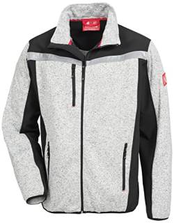 Nitras Strick-Softshelljacke Motion TEX Plus (Farbe: grau; Größe: XL) von Nitras