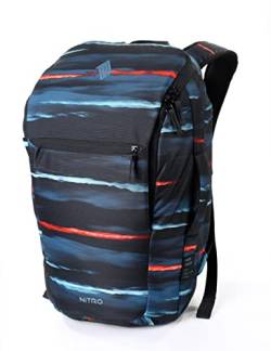 Nitro Nikuro Traveller|Reisetasche|Travel Bag|Alltagsrucksack|Daypack|Laptop- & Schulrucksack|herrausnehmbaren Packwürfel und integriertem Hygienefach| Acid Dawn, 1221-878092 von Nitro