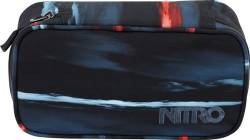 Nitro Pencil Case XL inkl. Geo Dreieick & Stundenplan, Federmäppchen, Schlampermäppchen, Faulenzer Box, Federmappe, Stifte Etui, Acid Dawn, 21 x 10 x 6,5 cm von Nitro