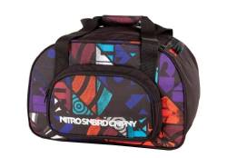 Nitro Sporttasche Duffle Bag XS, Schulsporttasche, Reisetasche, Weekender, Fitnesstasche, 40 x 23 x 23 cm, 35 L, 1131-878019_ Gridlock von Nitro
