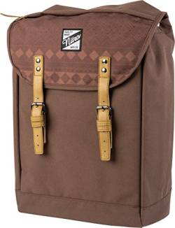 Venice Urbaner Freizeit Damen Herren Rucksack Im Retro Look Mit Gepolstertem 15'' Laptop Fach Schulrucksack Wanderrucksack Streetpack, Northern Patch, 28L von Nitro