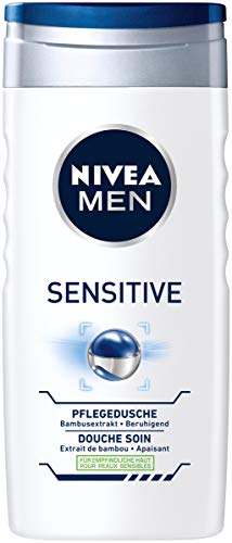 NIVEA MEN Duschgel, beruhigende Pflegedusche mit Bambusextrakt, feuchtigkeitsspendendes Duschgel für empfindliche Haut, im 1er Pack (1 x 250 ml) von Nivea Men