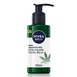 NIVEA MEN Sensitive Pro Ultra Calming Gesichtsbalsam (150 ml), Aftershave Balsam angereichert mit Hanfsamenöl und Vitamin E zur Stressminimierung der Gesichtspflege von Nivea Men
