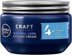 NIVEA MEN Styling Cream im 1er Pack (1 x 150ml), Haarcreme für formbaren Halt ohne zu verhärten, flexibles Haargel für einen Natural Look von Nivea Men