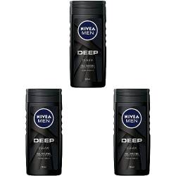 Nivea Men Tiefen-Duschgel für Männer, 250 ml (Packung mit 3) von Nivea Men