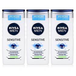 3 x Nivea Duschgel Men "Sensitive" - 250 ml von Nivea