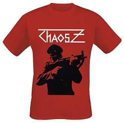 Chaos Z – Ohne Gnade T-Shirt, rot, Grösse M von Nix-Gut