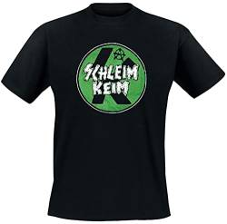 Schleimkeim – Logo grün T-Shirt schwarz, Größe: 4XL von Nix Gut