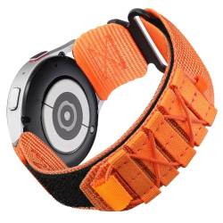 Nixiamy Robustes Nylon-Uhrenarmband für Sportuhren, 22 mm, Schnellverschluss, Militär-Uhrenarmband, Bergsteiger-Stil, Ersatzarmband, 5 Farben (Schwarz/Armeegrün/Marineblau/Grau/Orange), für Damen und von Nixiamy