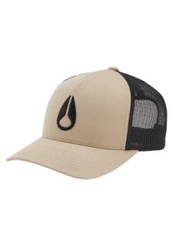 NIXON Iconed Trucker Hat - Khaki/Black von Nixon