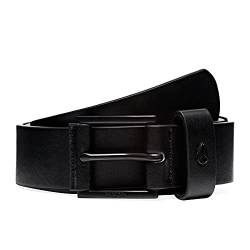 Nixon Americana Vegan Mens Synthetic Belt Large All Black von Nixon