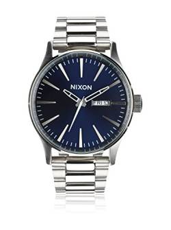 Nixon Armbanduhr Sentry Edelstahl Blue Sunray von Nixon