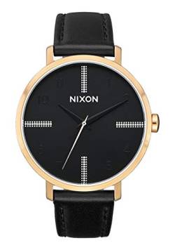 Nixon Damen Analog Quarz Uhr mit Leder Armband A1091-2879-00 von Nixon