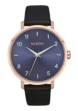 Nixon Damen Analog Quarz Uhr mit Leder Armband A1091-3005-00 von Nixon