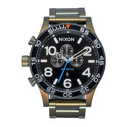 Nixon Herren Analog Japanisches Quarzwerk Uhr mit Edelstahl Armband A1389-5092-00 von Nixon