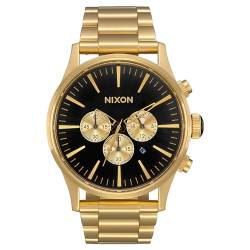 Nixon Herren Analog Japanisches Quarzwerk Uhr mit Edelstahl Armband A1390-510-00 von Nixon