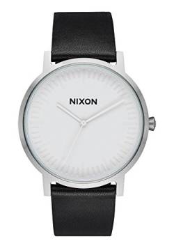 Nixon Herren Analog Quarz Smart Watch Armbanduhr mit Leder Armband A1058-2855-00 von Nixon
